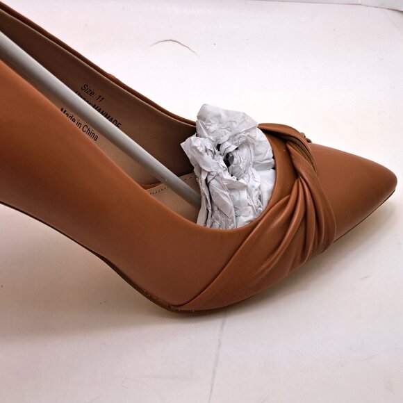 New York & Company Womens Monique- Knotted Pointy High Heels Pump - Size 11 - Picture 9 of 12